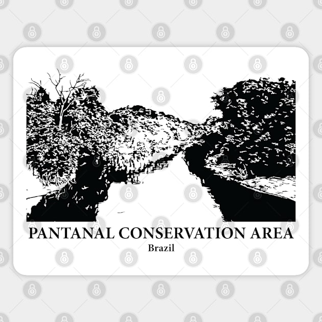 Pantanal Conservation Area - Brazil Magnet by Lakeric